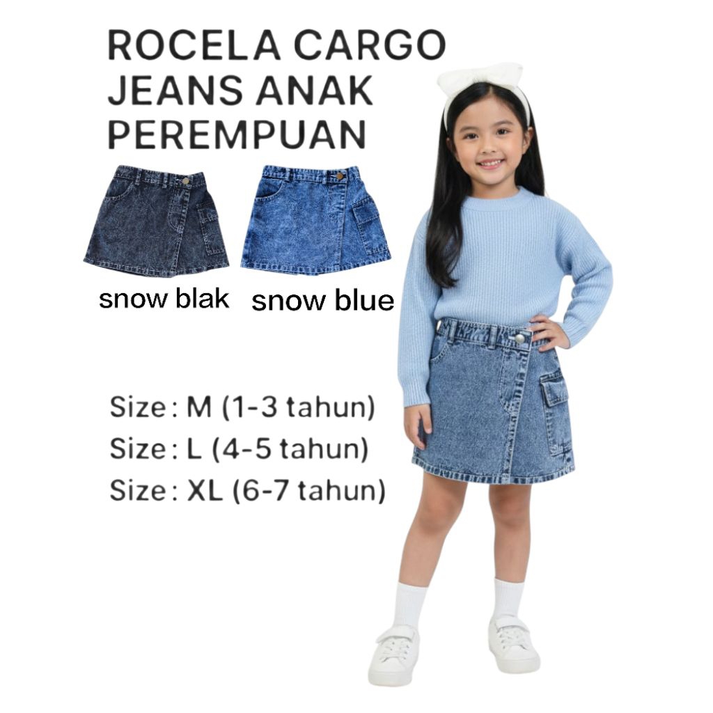 ROCELA CARGO JEANS ANAK PEREMPUAN