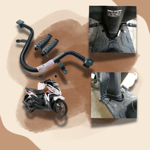 Footstep Vario 110 Karbu Step Vario 110 Karbu Satu Set High Quality PNP Vario 110 Techno Karbu MSH V