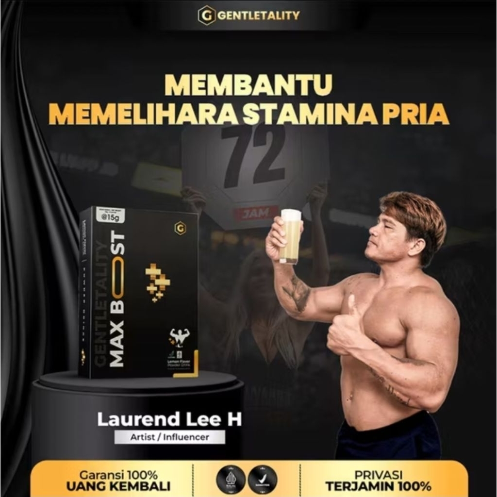 Gentletality suplemen pria penunjang performa asli original