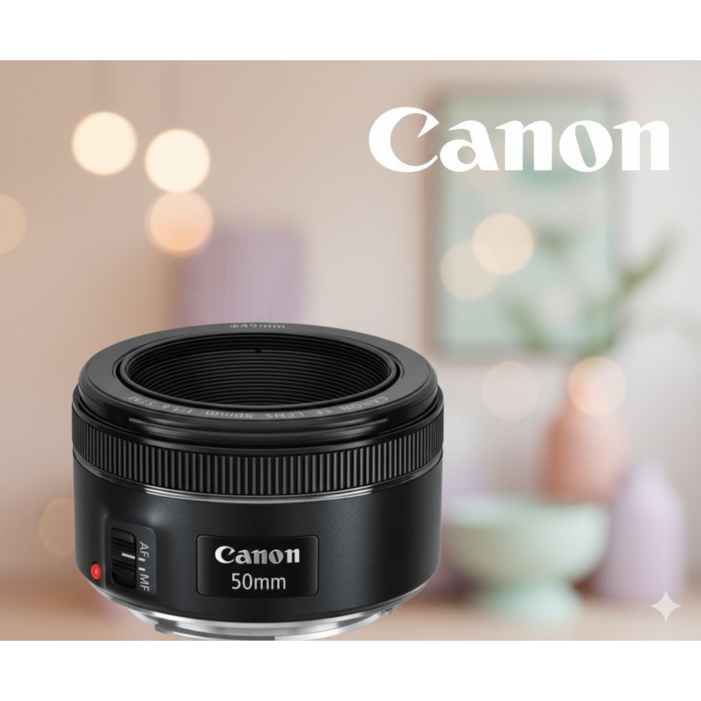 Lensa Fix canon 50 mm STM