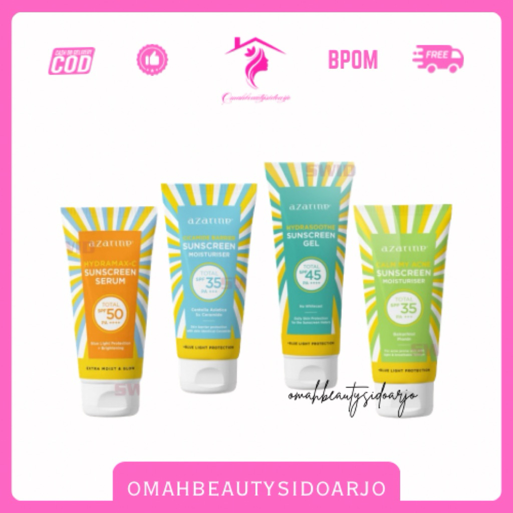 azarine sunscreen sunscreen/SS Gel SPF45 - Hydramax C SPF50 - Cicamide - Calm My Acne - Ceraspray OR