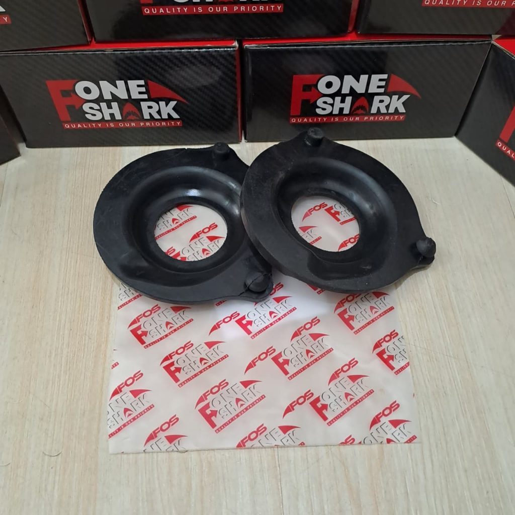 F-One Shark FOS Karet Tatakan Per / Karet Bantalan Per Belakang Bawah Toyota Yaris Lele 2014-ON / Vi
