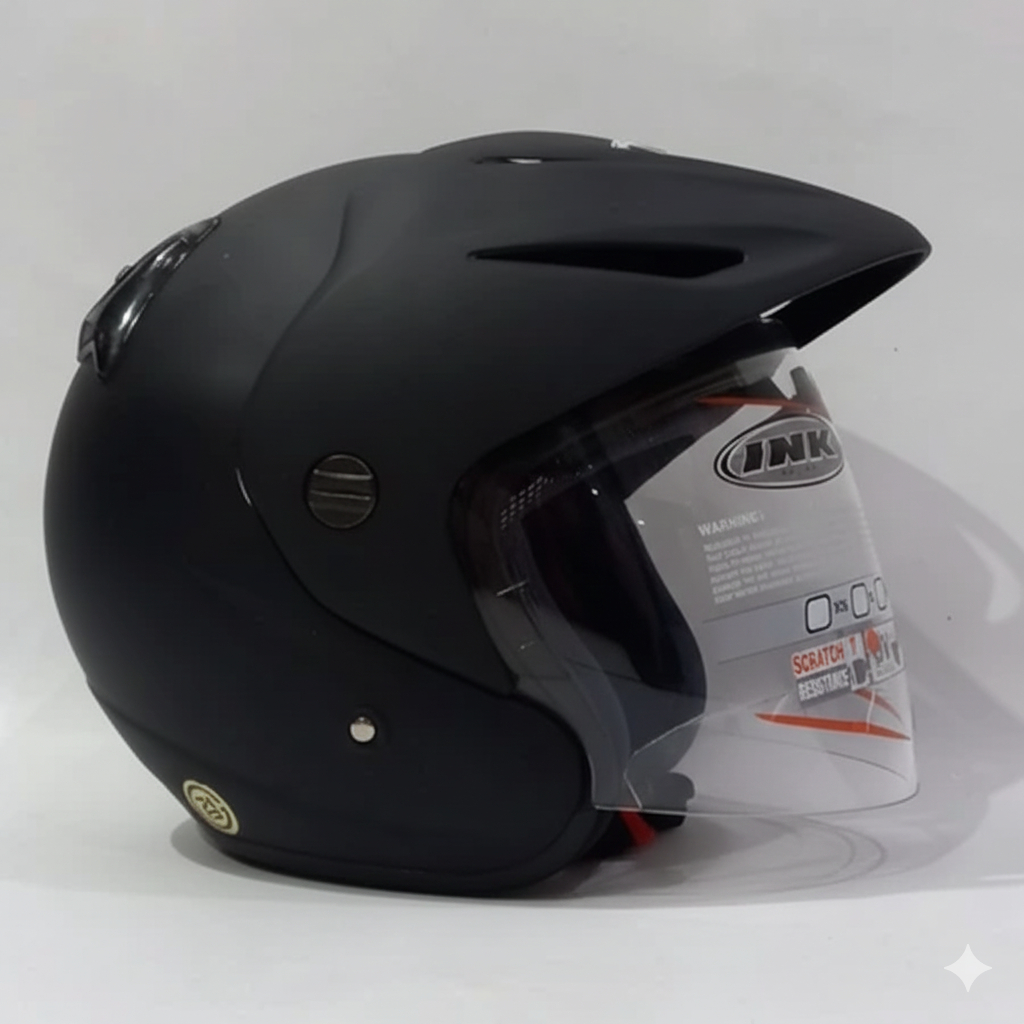 HELM INK CX22 HALF FACE / HELM INK CX22 ORIGINAL 100% ASLI