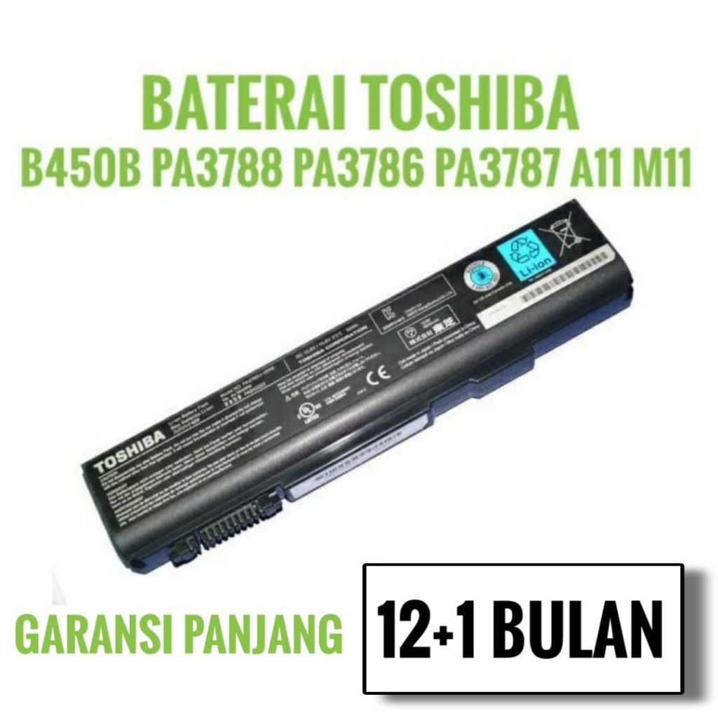 Original Baterai Laptop Toshiba DynaBook B450 B450/B B550 B550/B B551 B551/E B552 B552/F B552/G B552