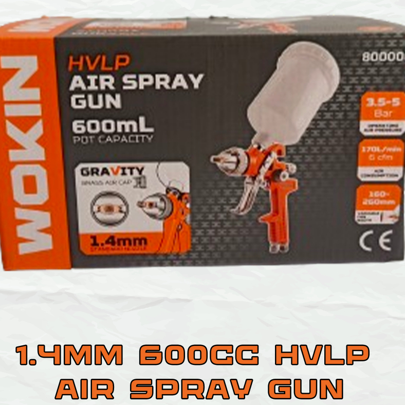 Air Spray Gun Wokin | Semprotan Cat Tabung Wokin 1,8mm 600mL