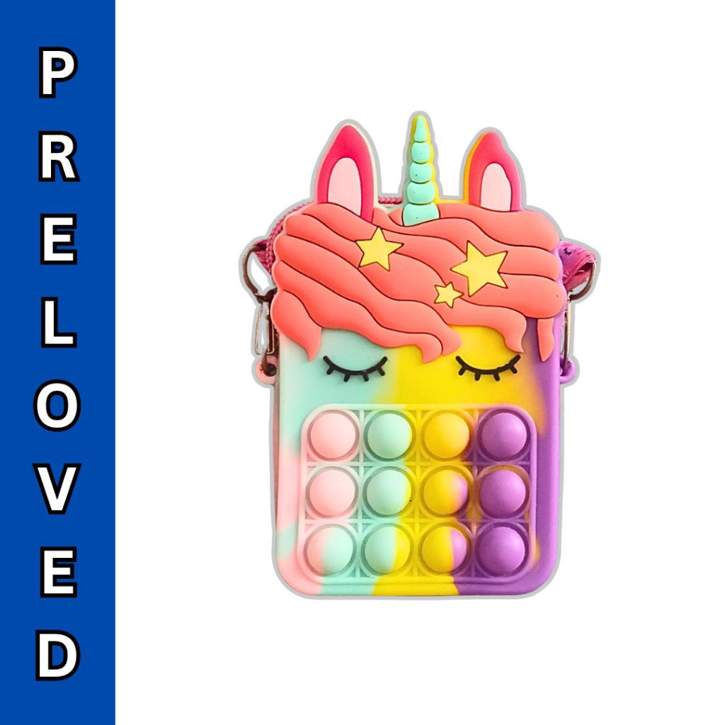 Tas Silikon | Tas Jelly Rubber Anak Unicorn | Tas Pop It