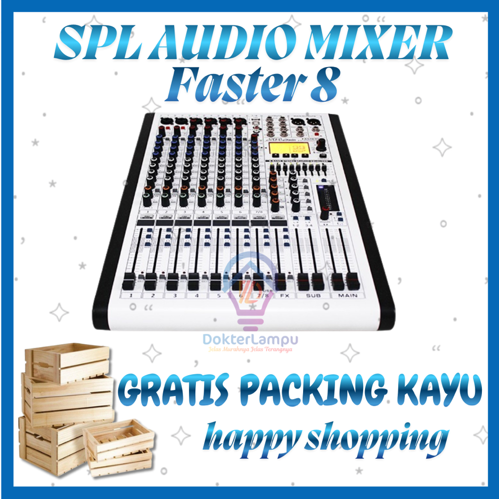 SPL Audio Mixer 8 Channel tipe Faster 8