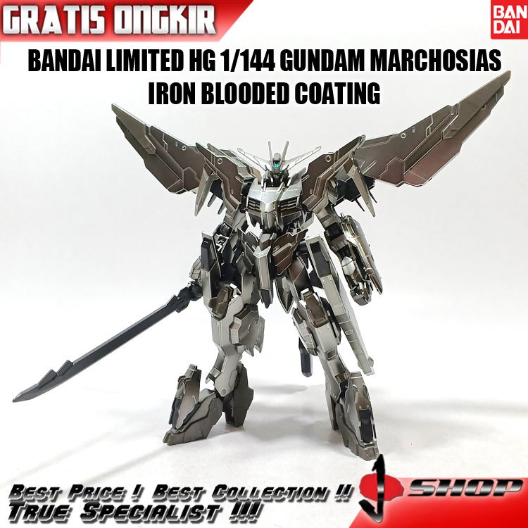 BANDAI LIMITED HG 1/144 GUNDAM MARCHOSIAS IRON BLOODED COATING LTDHG506