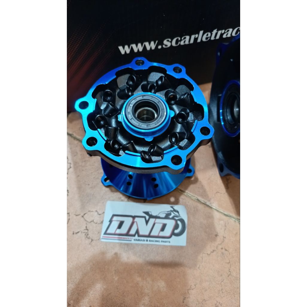 SCARLET RACING Tromol set WR155/Tromol WR155 depan belakang scarlet/Tromol scarlet WR155/Tromol set 