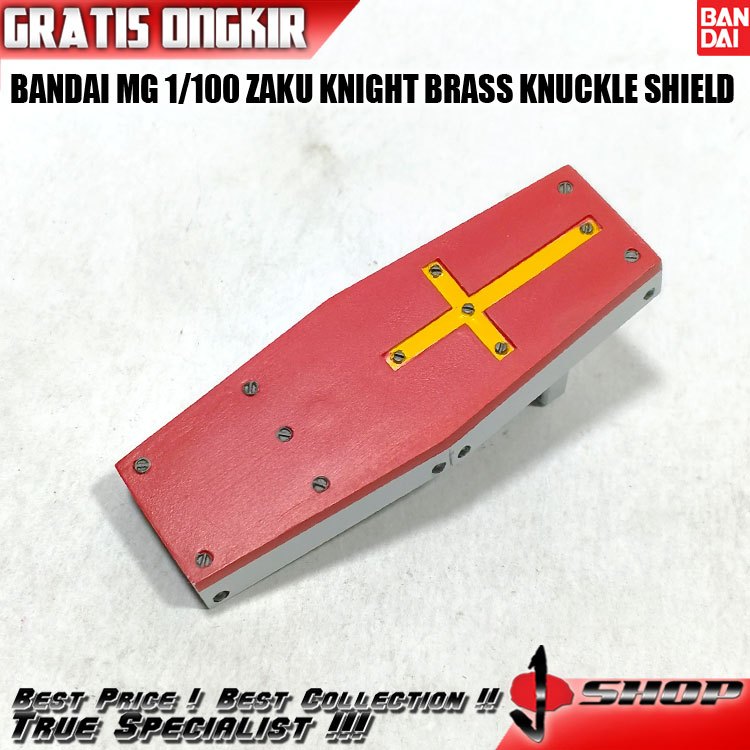 BANDAI MG 1/100 ZAKU KNIGHT BRASS KNUCKLE SHIELD MG2090