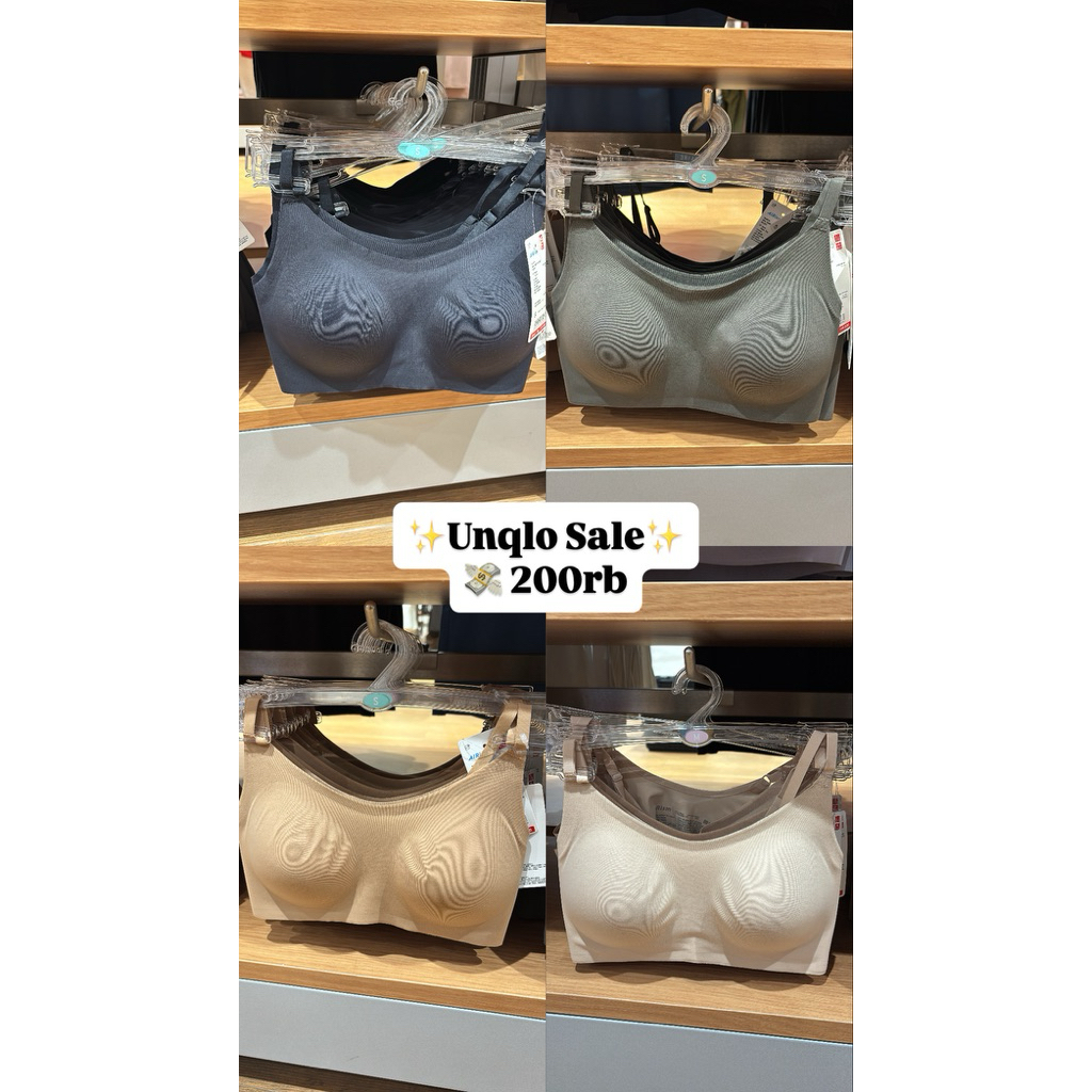 UNIQLO BRA TANPA KAWAT RILEKS