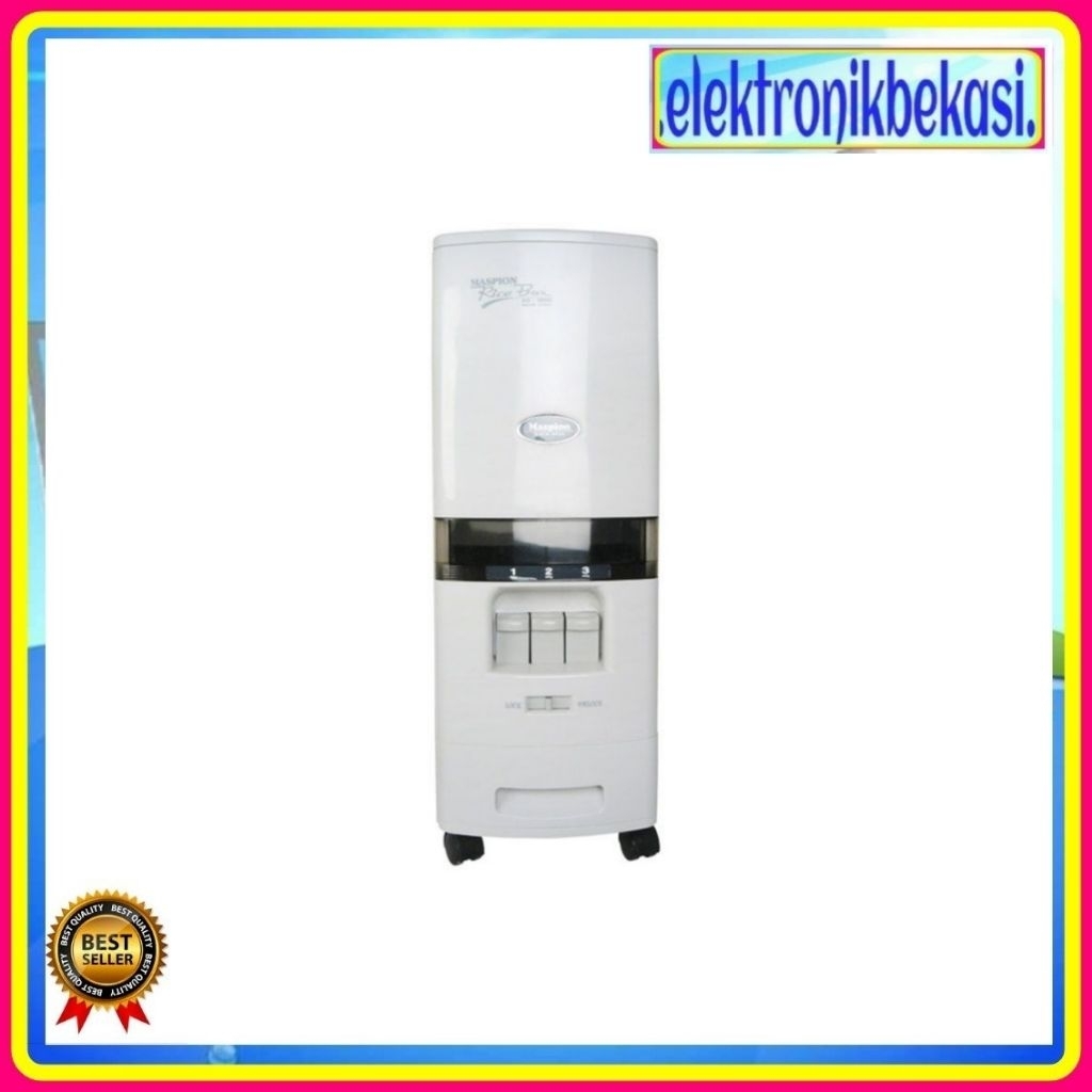 RICE BOX MASPION MRD 3800 / TEMPAT PENYIMPANAN BERAS MASPION 38 KG / MASPION MRD 3800