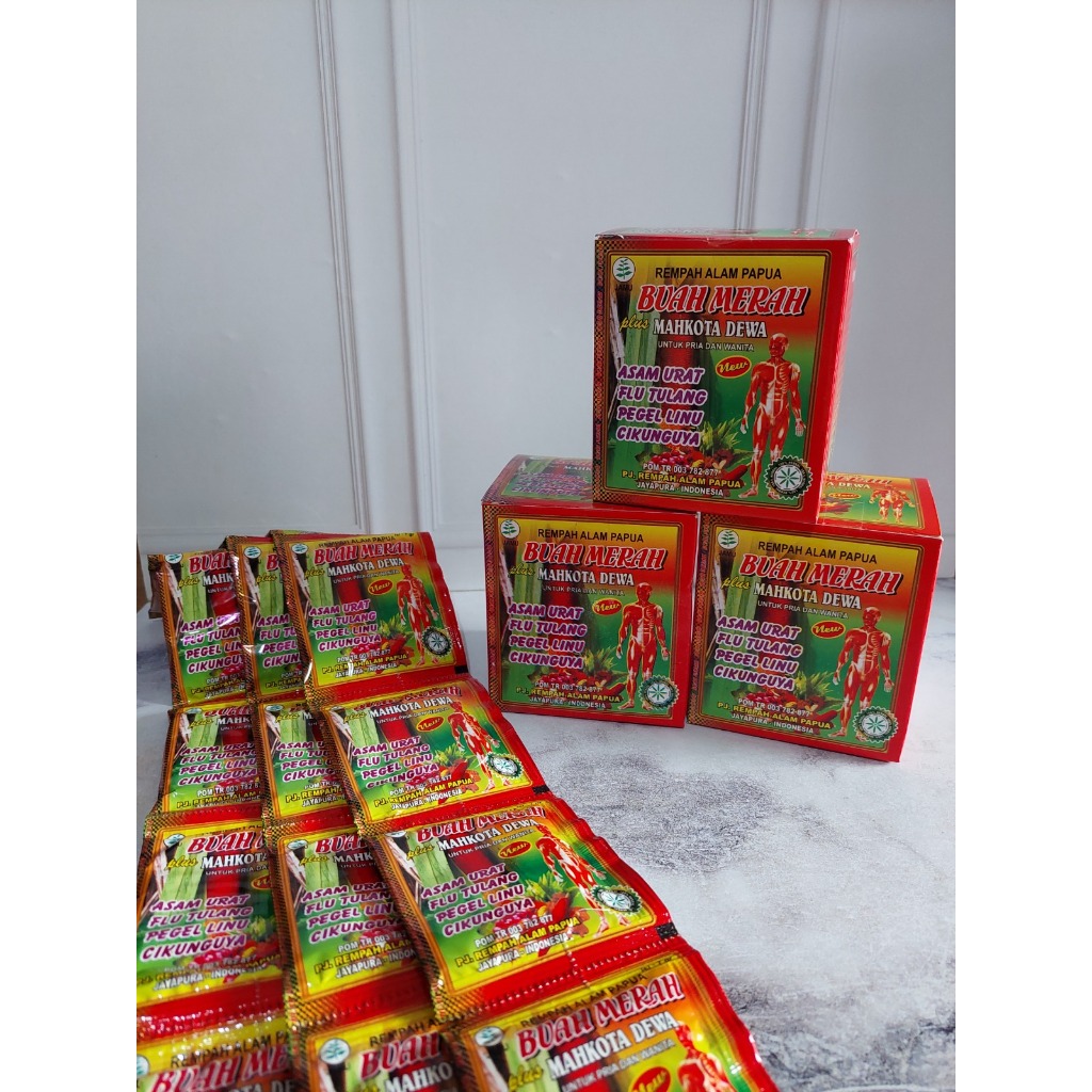 Buah Merah Plus Mahkota Dewa Original