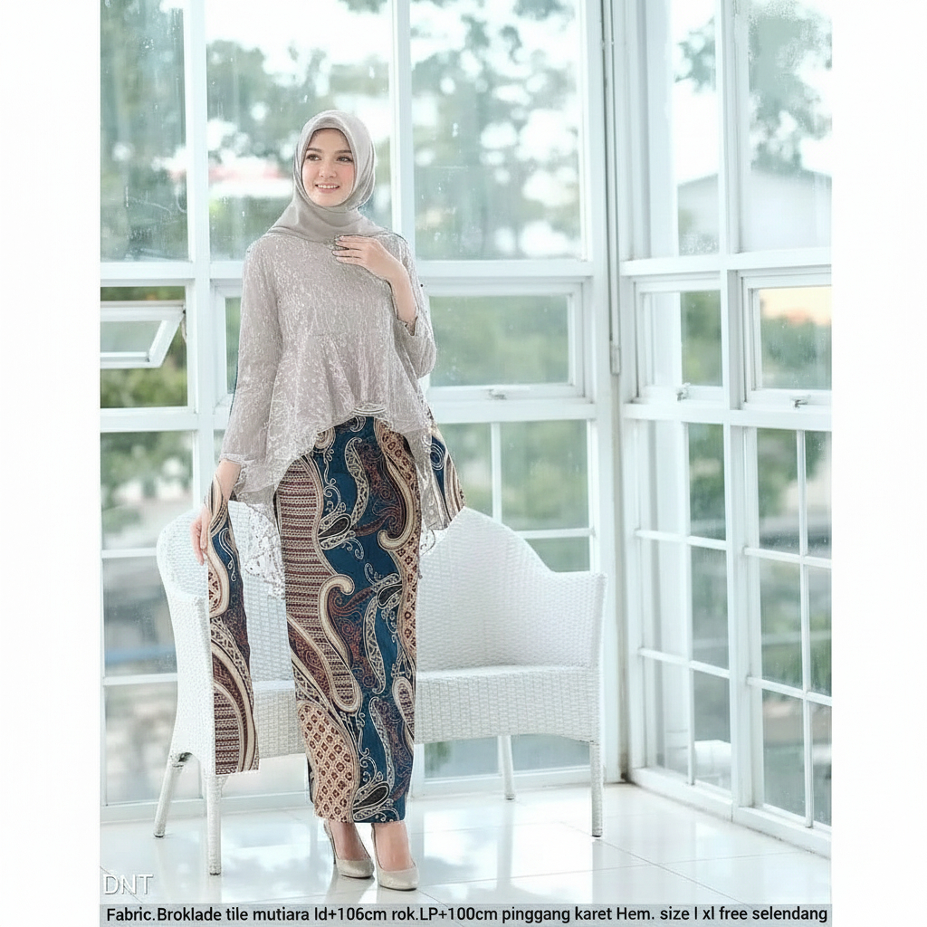 TERMURAH - ADA JUMBO / SET KEBAYA WANITA COUPLE JAWA 4 KEBAYA BROKAT MODEL TERBARU KEKINIAN KEBAYA W