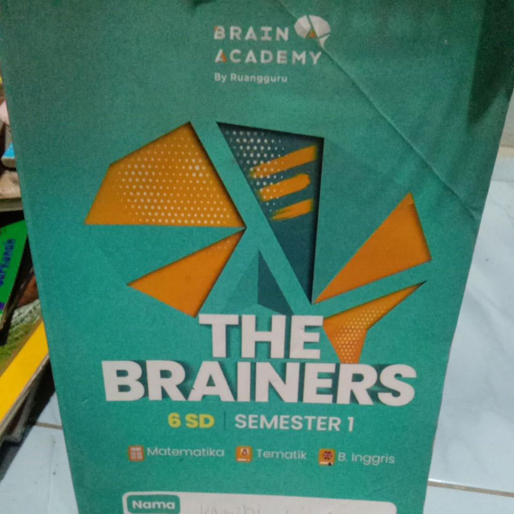 BUKU THE BRAINERS SD KELAS 6, SEMESTER 1, buku second
