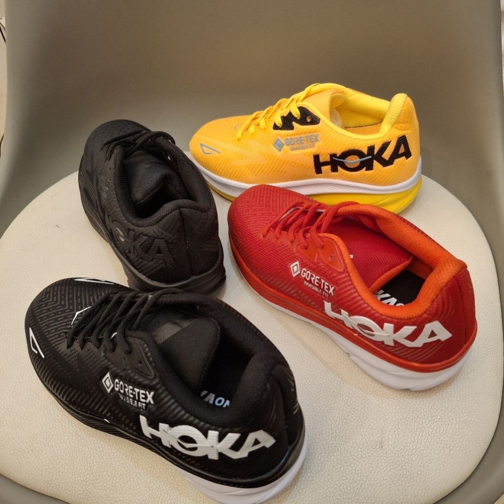 Sepatu Running Hoka Clifton Full Black Sepatu Anak Sekolah Laki Laki Perempuan