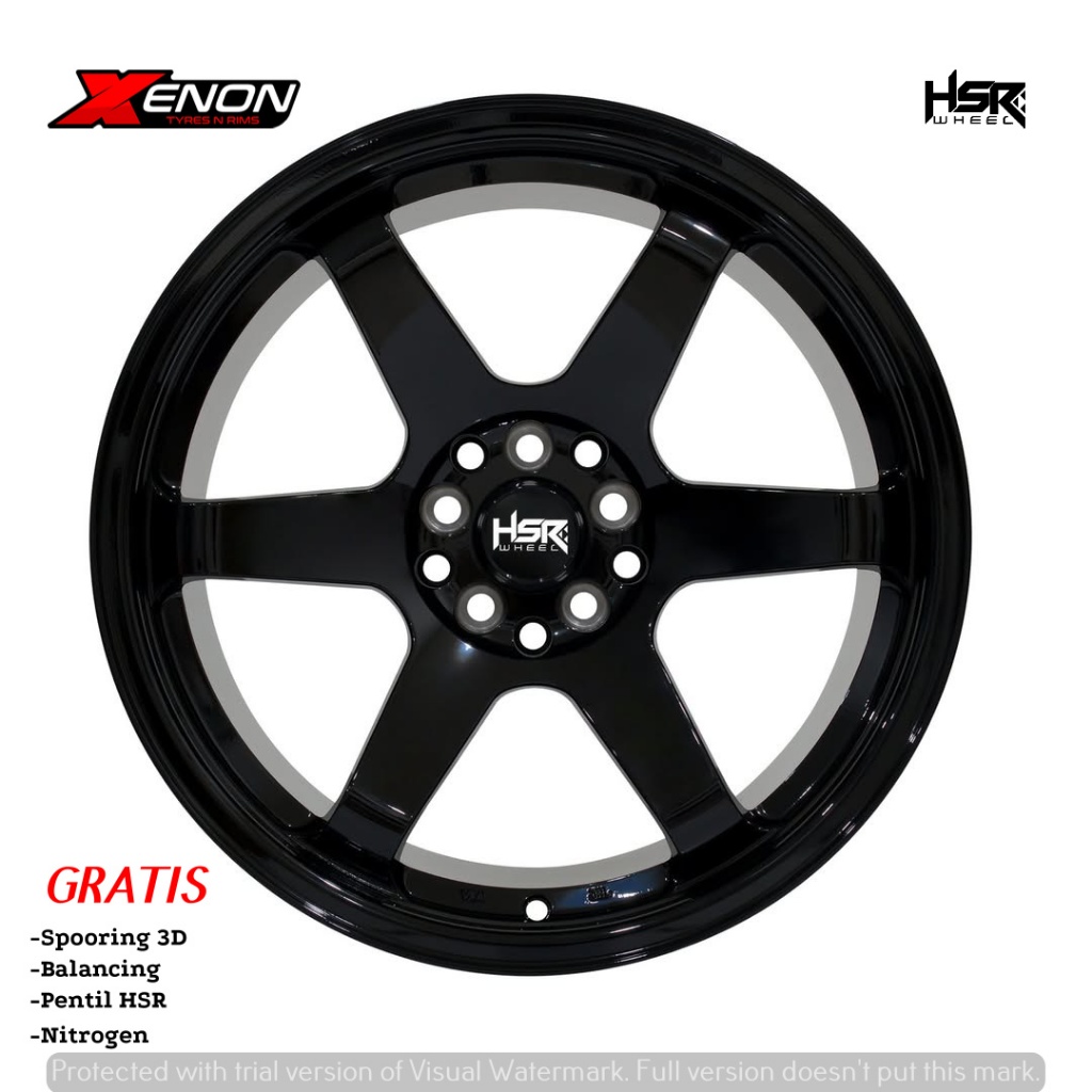VELG MOBIL RACING HSR TOKYO RING 17 UNTUK MOBIL ALPHARD BALENO DLL