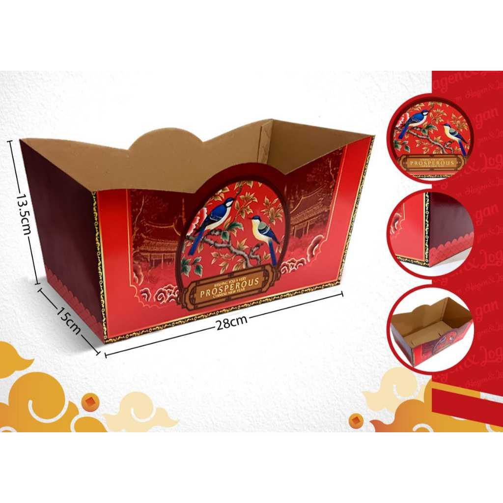 CNY Hampers Box / Kotak Hampers Imlek Parcel