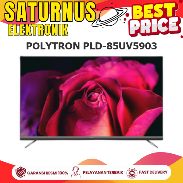 POLYTRON PLD-85UV5903 Google TV 85 Inch UHD 4K Mini LED Quantum Bigger Screen UV5903