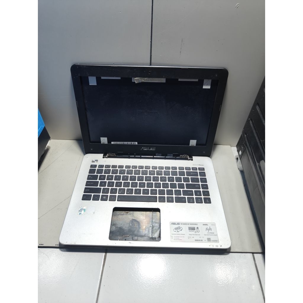 Casing Kesing Case Fulset FullCase Laptop Asus X455L A455L Mobo Frame Keyboard Mobo Atas