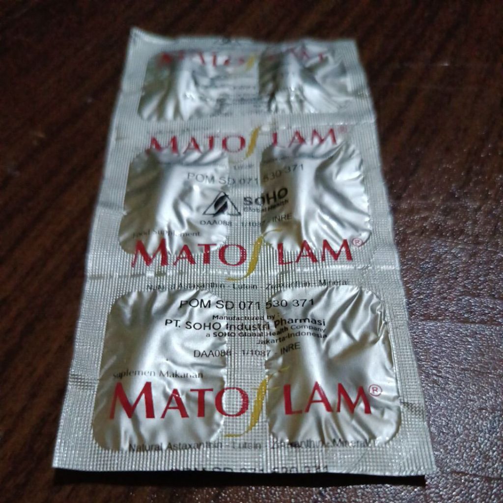 MATOFLAM 6 tablet | vitamin mata minus | obat sakit mata