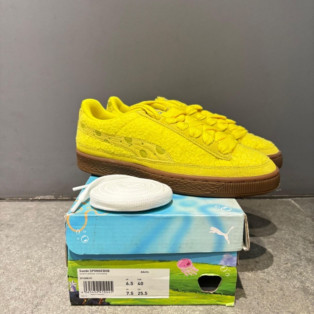 Sepatu Sneakers Puma Suede X Spoengnbob