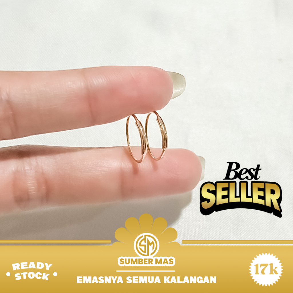 ANTING EMAS BAYI BEST SELLER FASHION 17K - SUMBER MAS