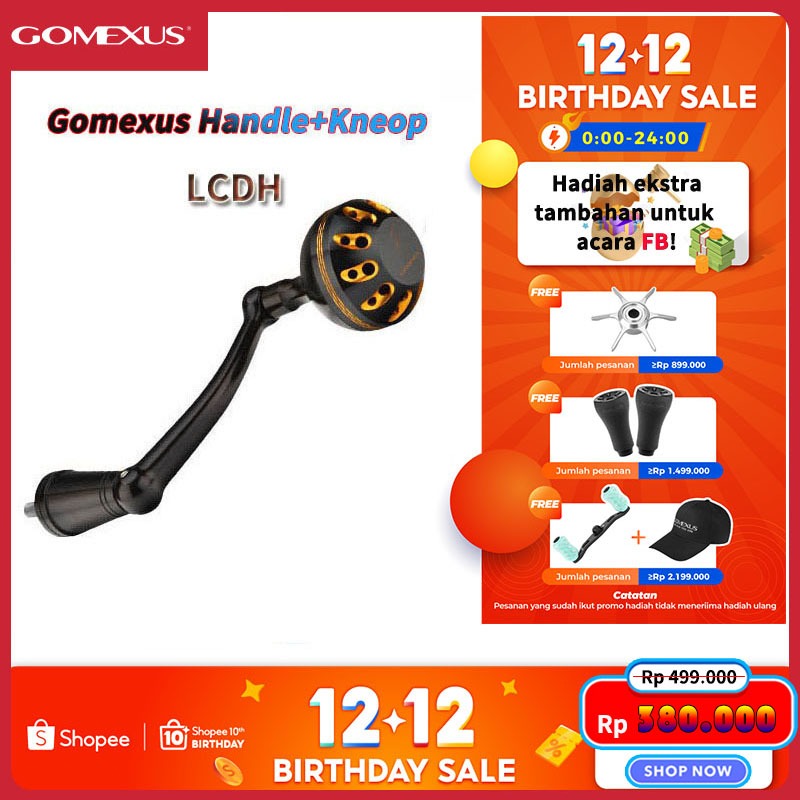 Gomexus Power Handle 65mm Untuk Penn Battle II & III Conflict Spinfisher Handle Reel Spinning Pancin
