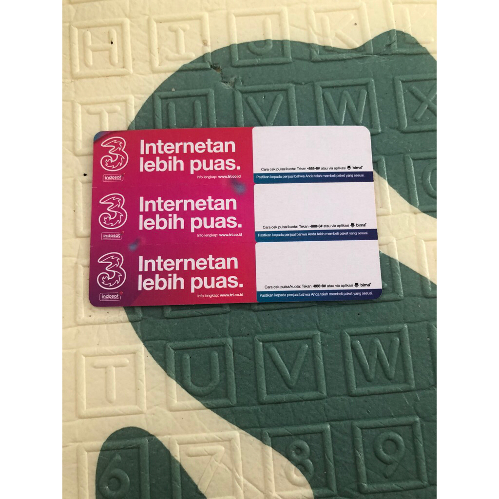 VOUCHER KOSONG TRI SUMBAGTENG (sumbar riau kepri jambi)- 1 Sn