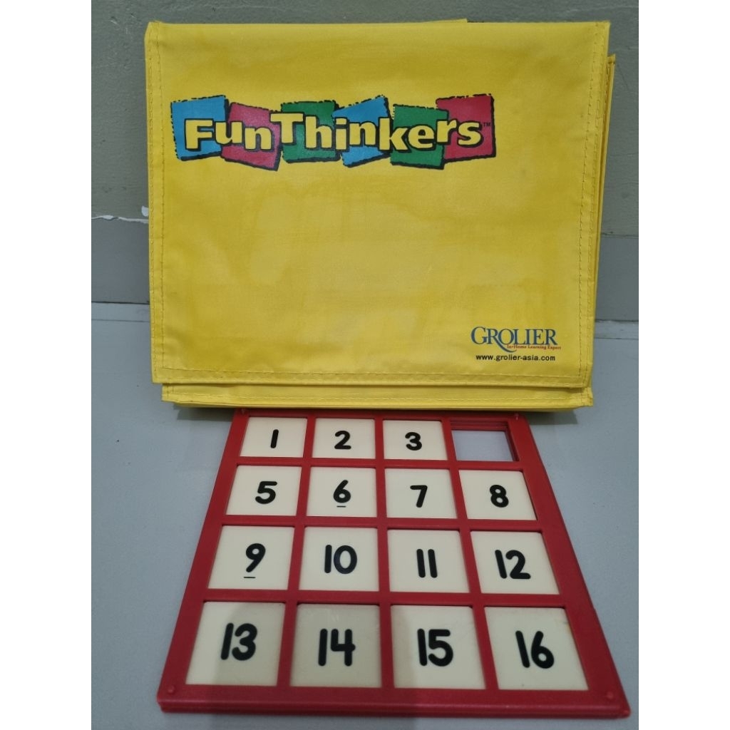 PRELOVED-Fun Thinkers Grolier / Mainan Edukasi Anak / Board Game
