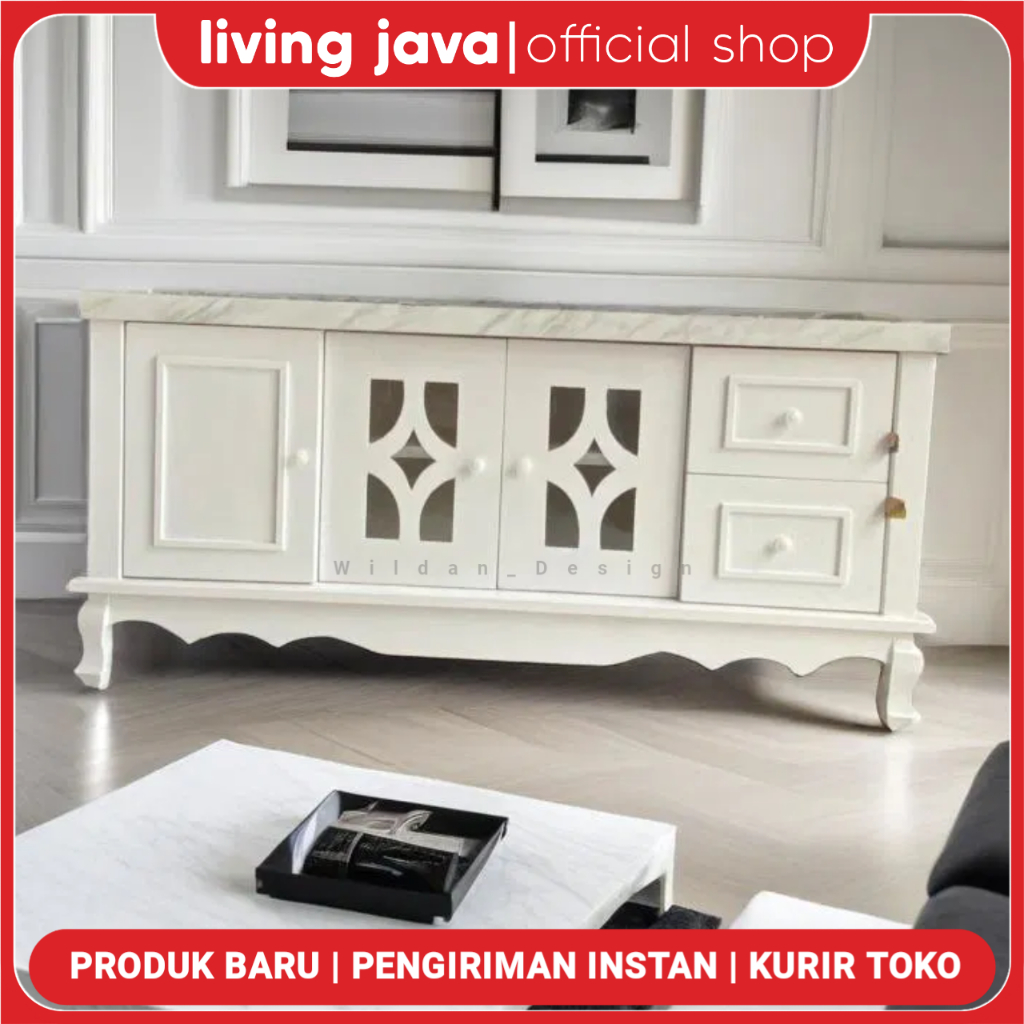 Buffet Tv Minimalis Putih