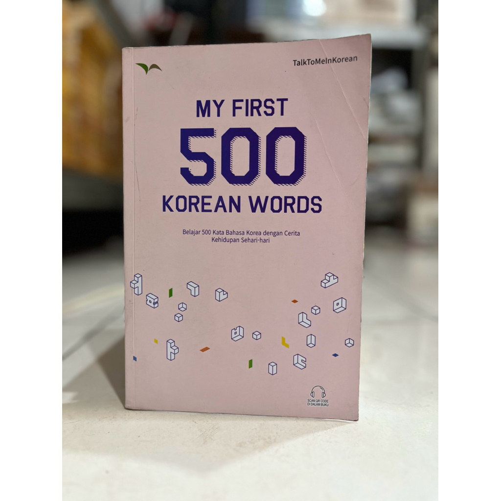 PROMO BUKU MURAH ORIGINAL / BUKU BAHASA  KOREA / MY FIRST 500 KOREAN WORDS