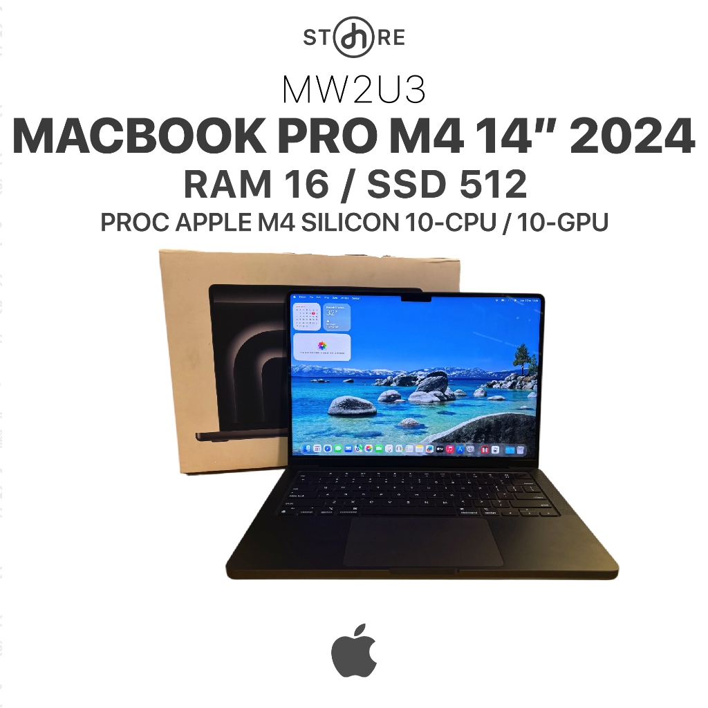 Second , Macbook Pro M4 2024 14" , 16/512 , Space Black , MW2U3
