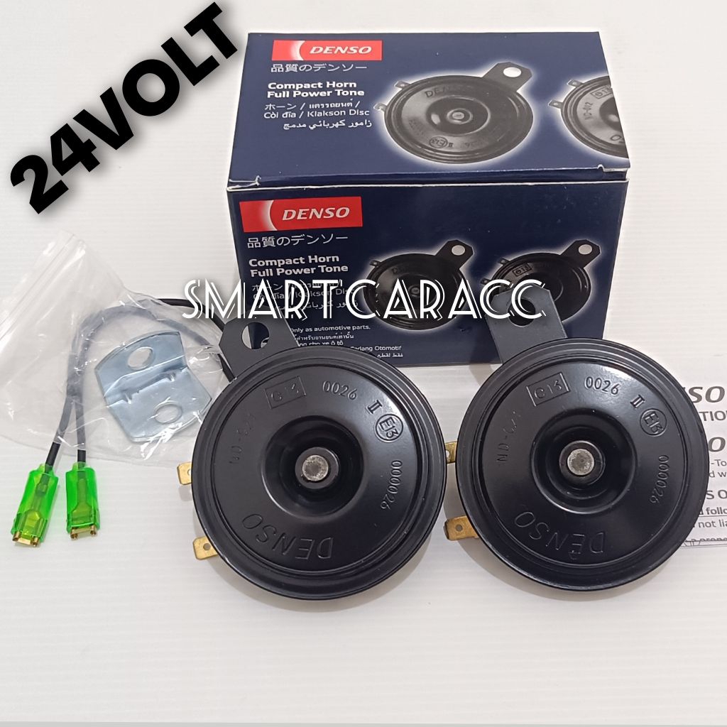 Klakson Dis Disc Denso 24Volt 24V Double Pin