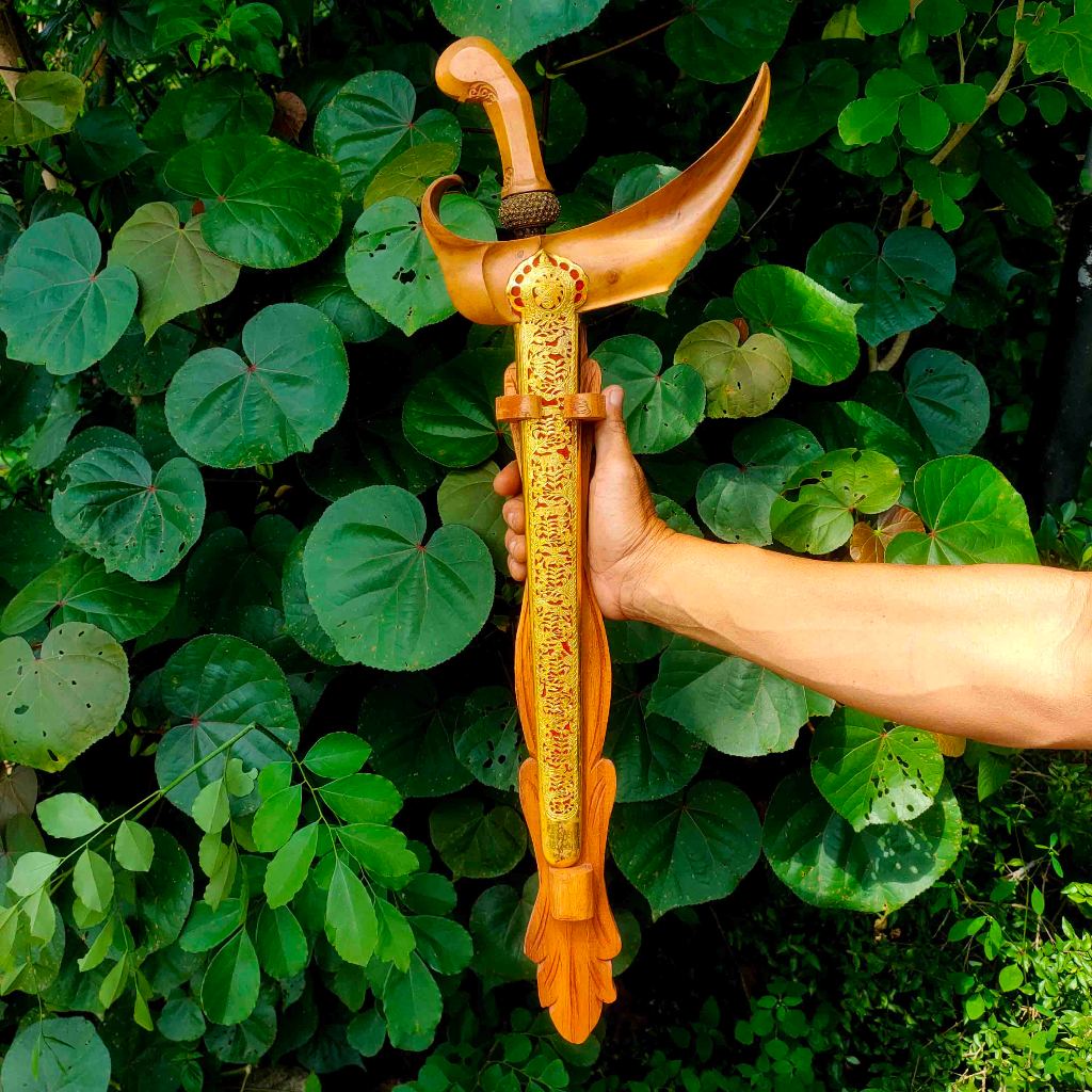 Blawong Keris Kayu Jati Minimalis Murah