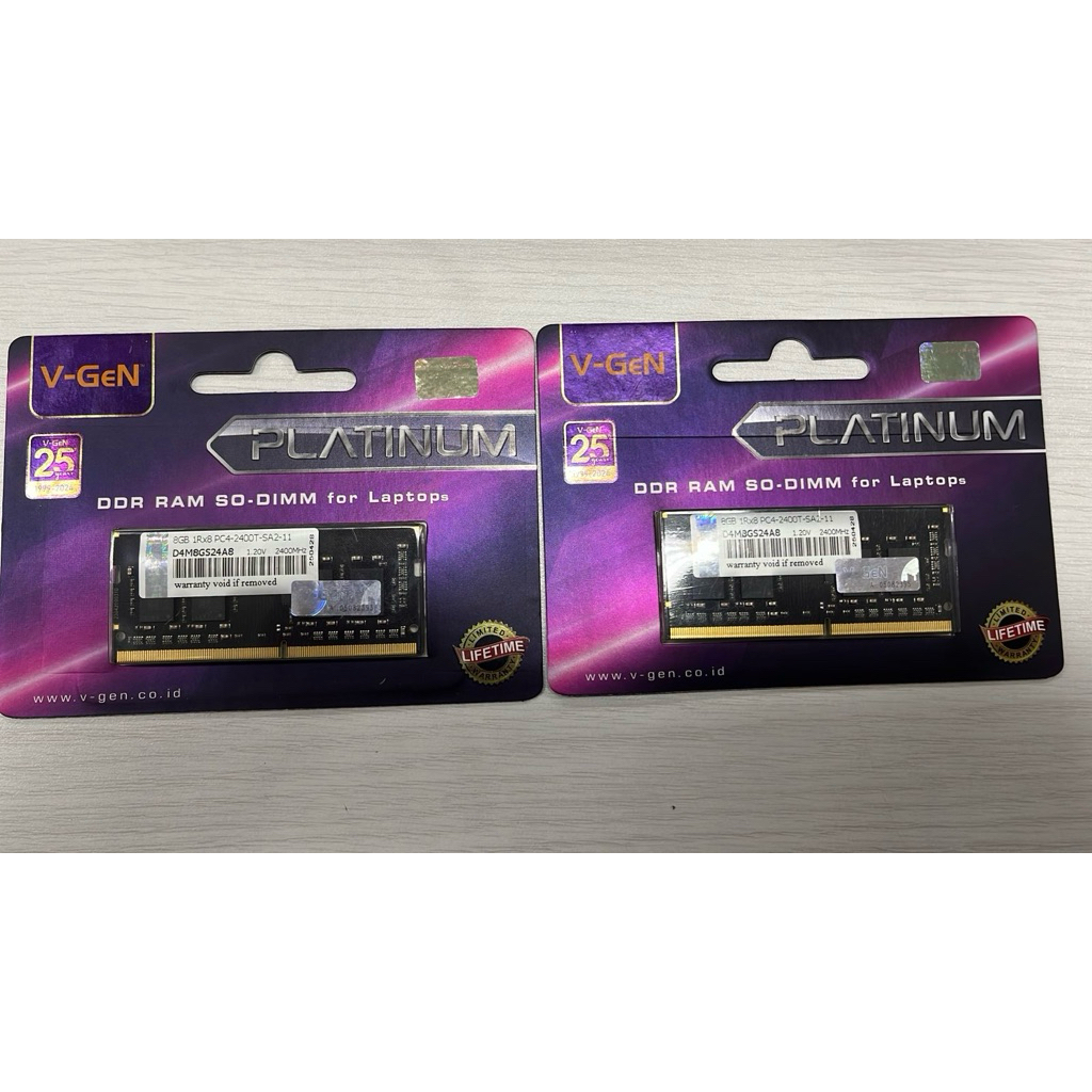 DDR4 8gb 2400mhz Vgen Platinum