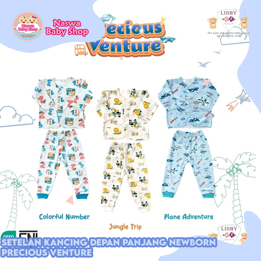 Libby Setelan Baju Panjang Newborn Precious Venture