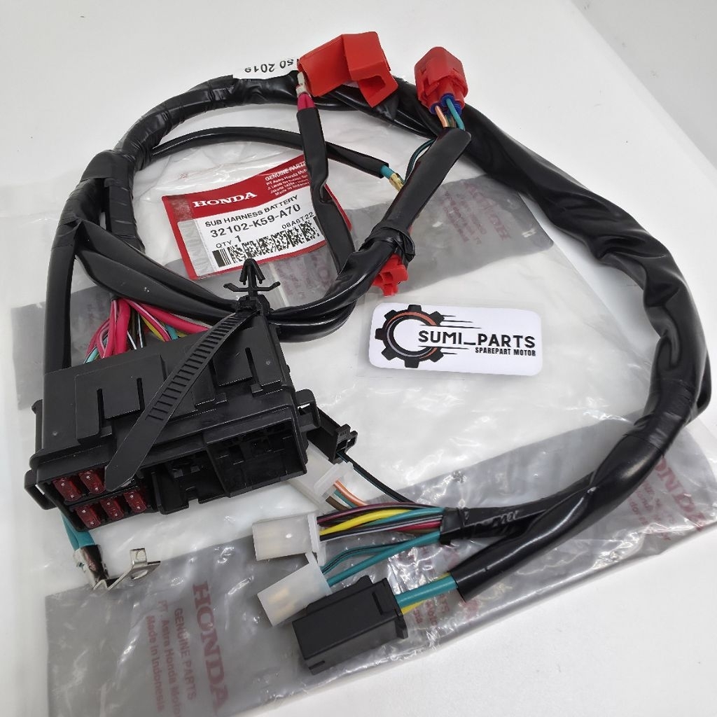fullset Kabel Aki baterai bagian aki sub harness, kabel aki, kabel sikring,kabel batter, kabel sekri