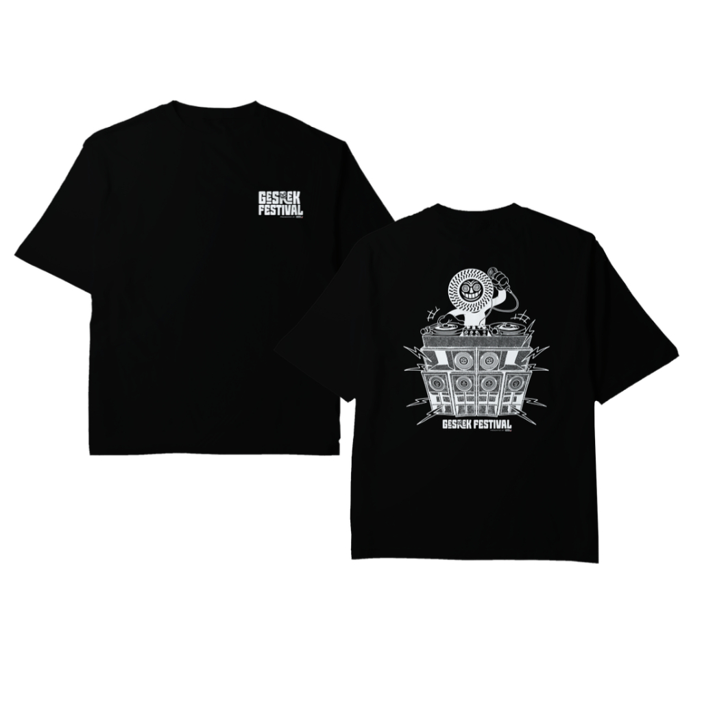 Kaos Konser Tshirt Gesrek Festival DJ - Official Merchandise Kaos DJ