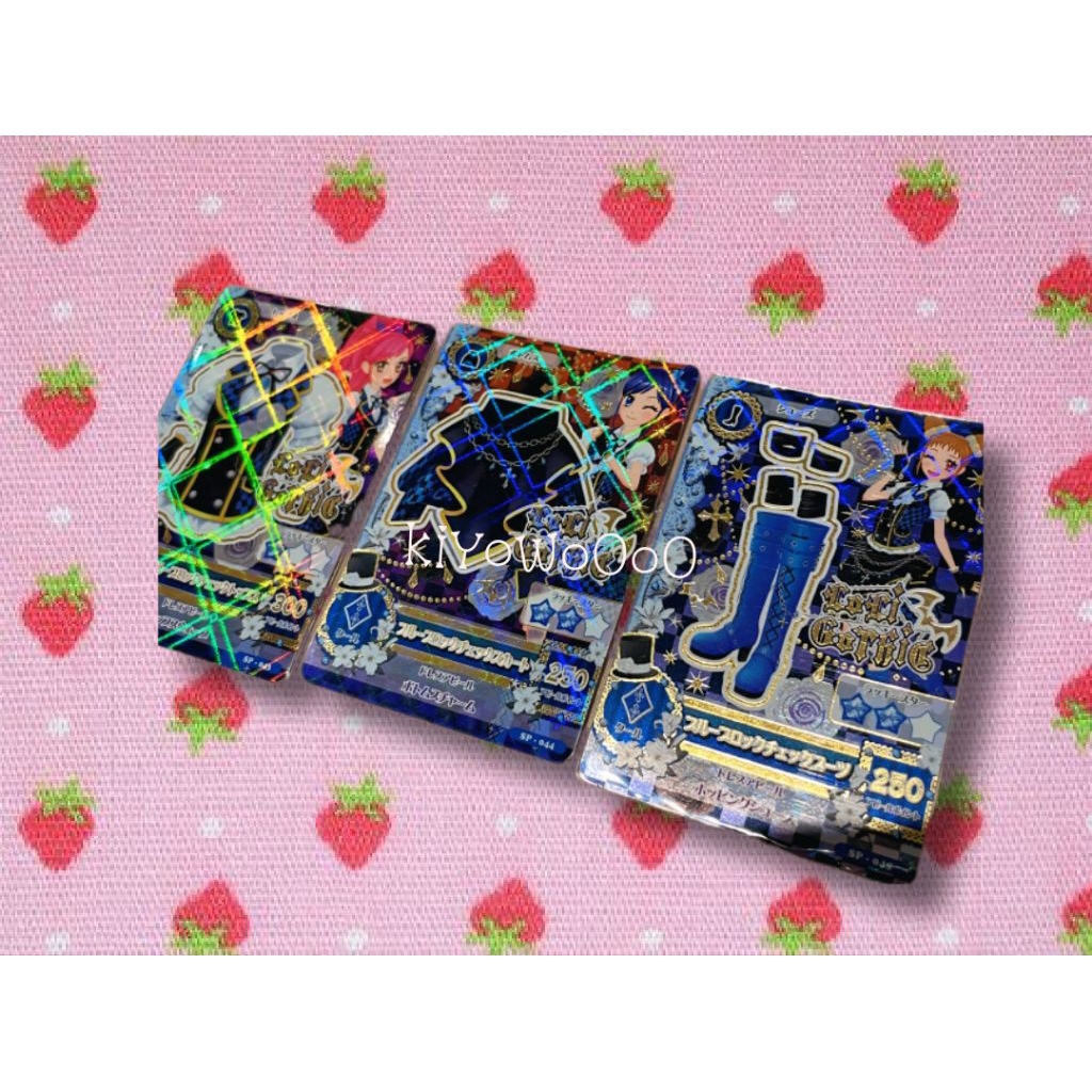 Kartu Aikatsu Rare Set Japan Card Loli Gothic