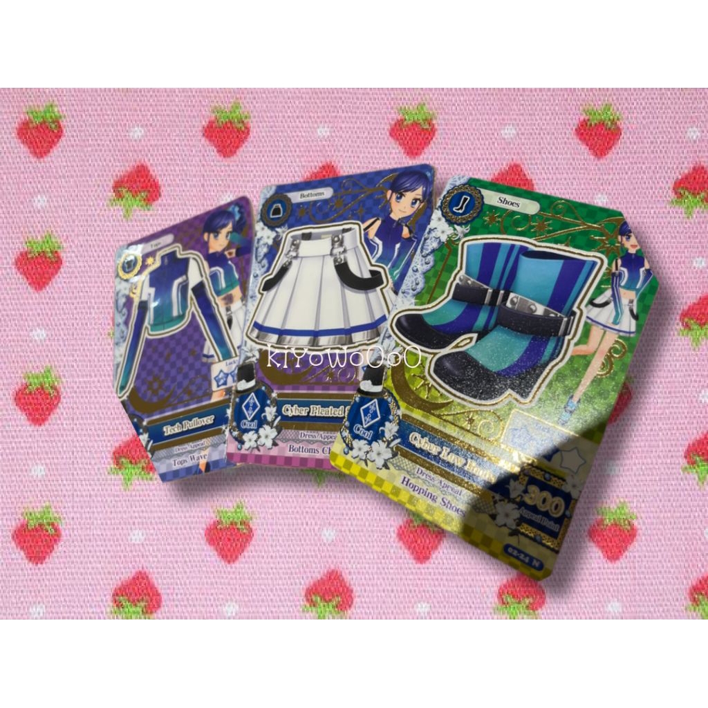 Kartu Aikatsu Set Normal Card Cyber Aoi (No brand)