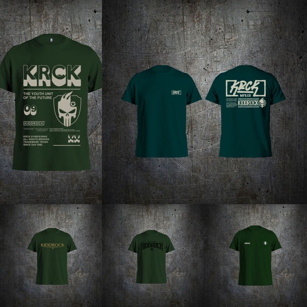 KAOS KIDDROCK ORIGINAL/KAOS PRIA/KAOS DISTRO BANDUNG
