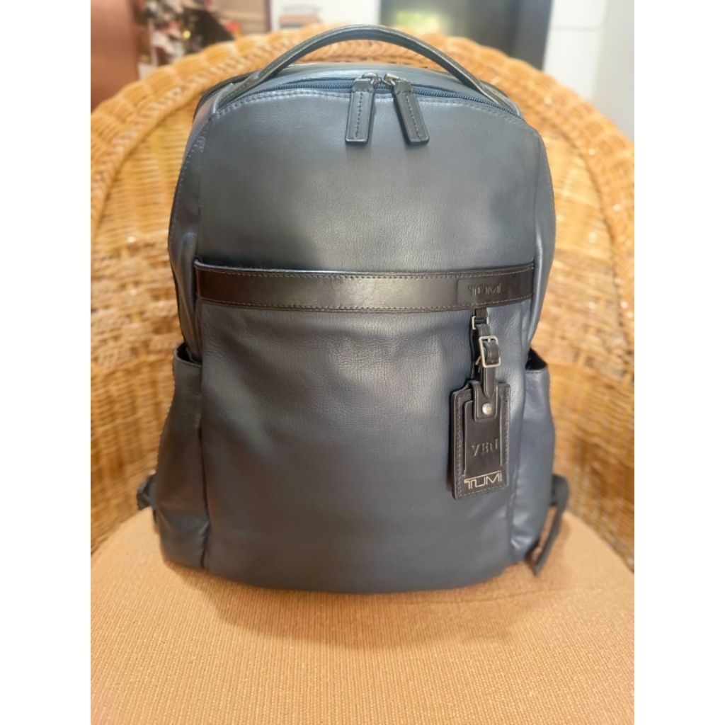 tumi clayton leather backpack