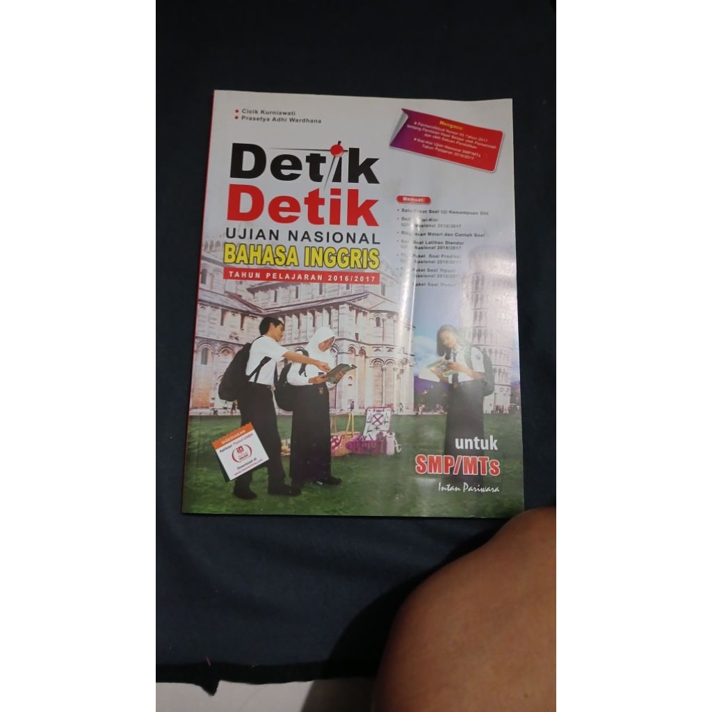 Detik detik UJIAN NASIONAL BAHASA INGGRIS Tahun Pelajaran 2016 2017 untuk SMP MTS