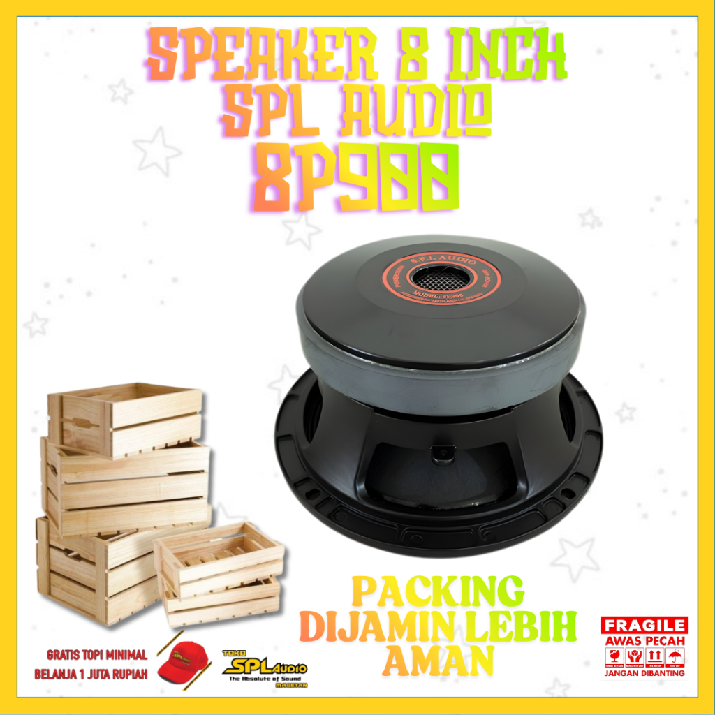 SPL Audio Speaker 8 Inch 8P900