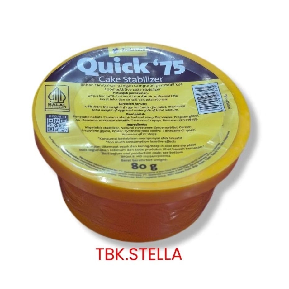 ZEELANDIA QUICK 75 PENSTABIL KUE