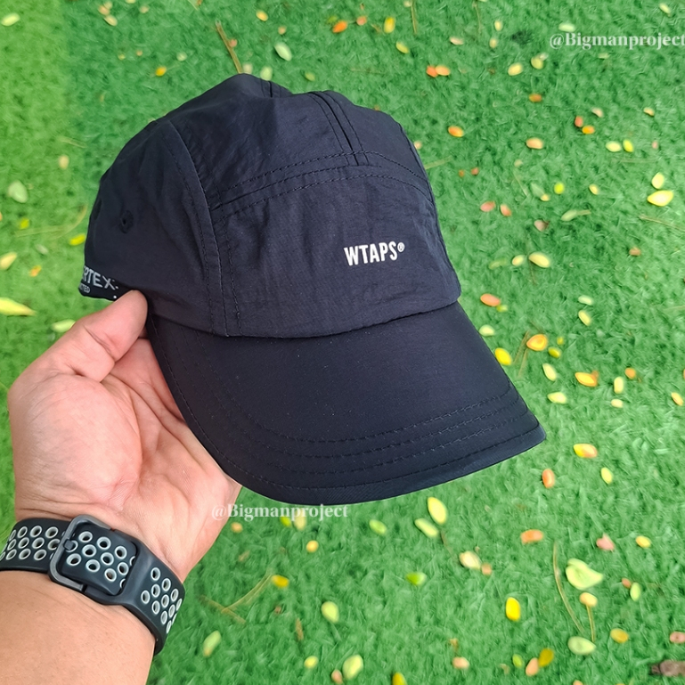 Topi WTAPS Nylon Ripstop Original – 5 Panel Cap Black Water Repellent Anti Air Ringan Streetwear Jep