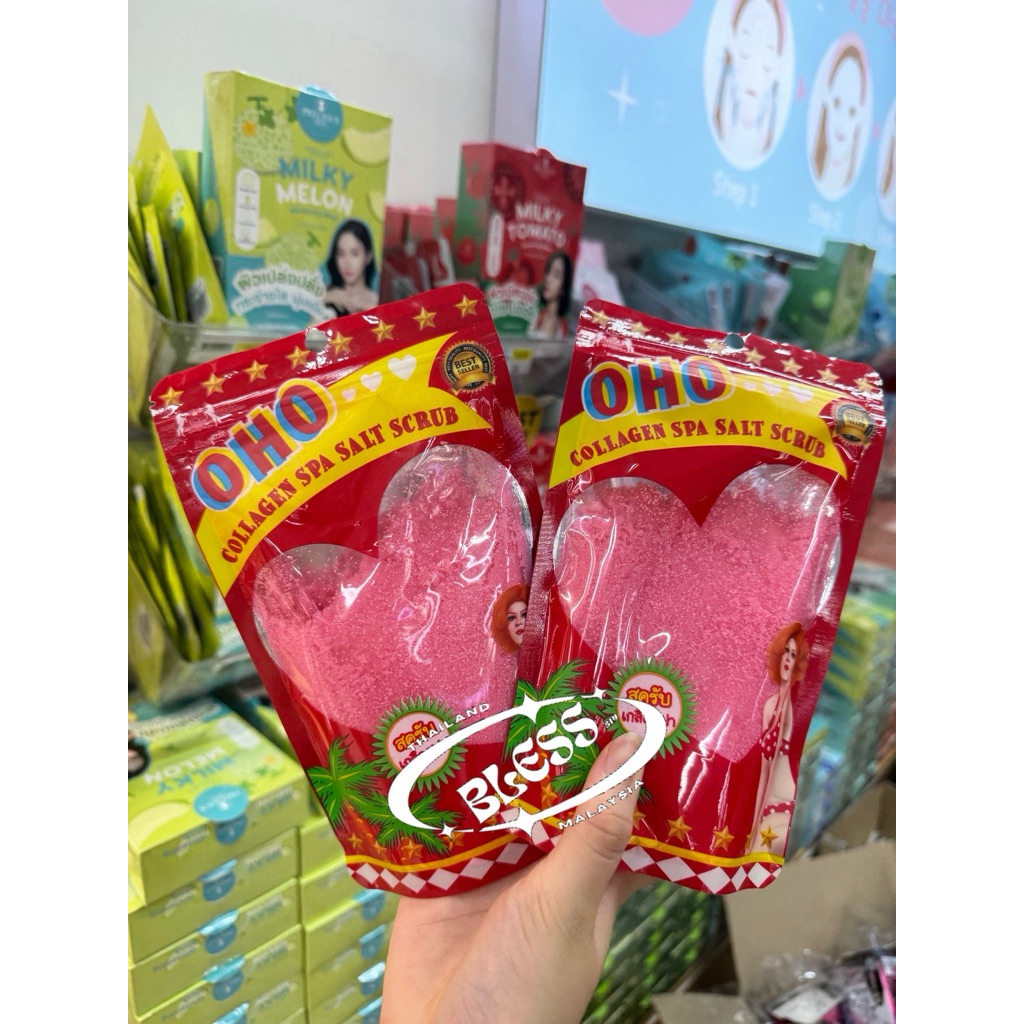 OHO Body Scrub Thailand – Lulur Badan Pencerah Kulit