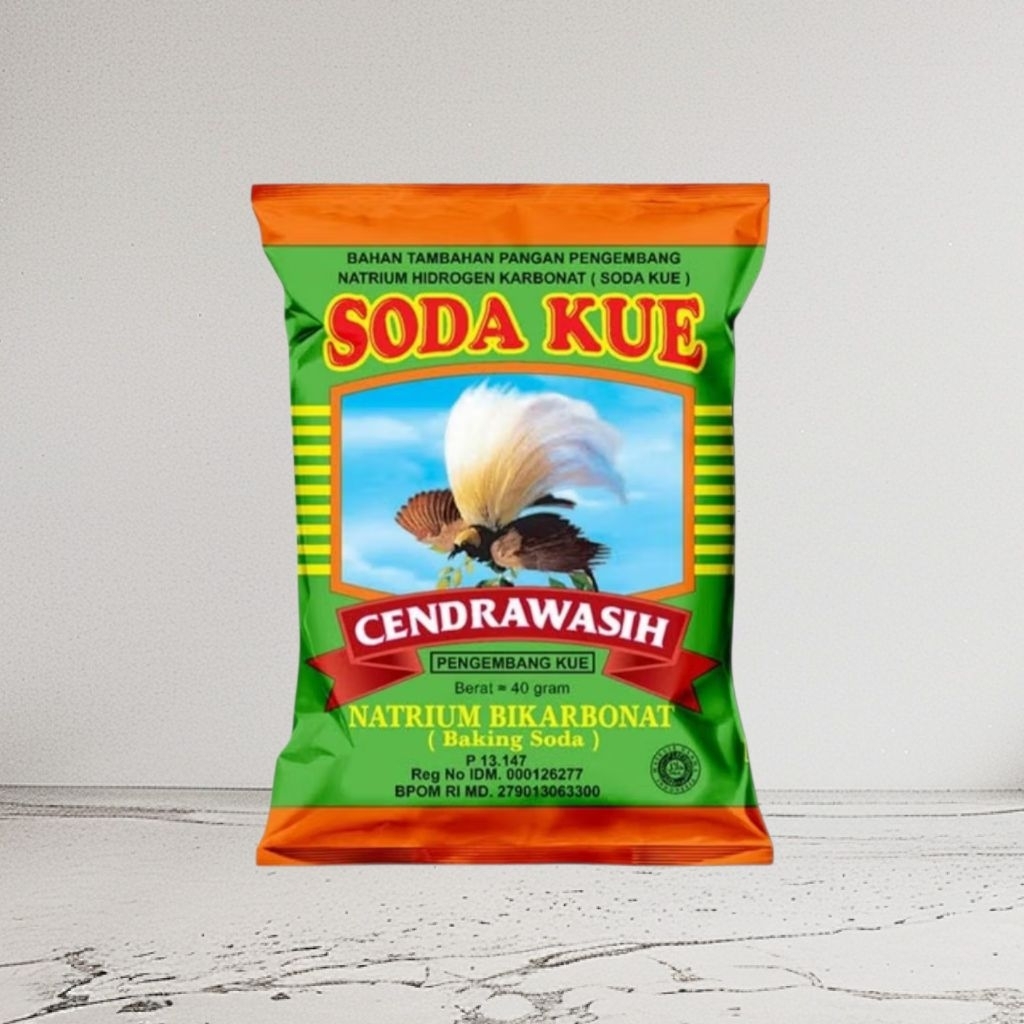 soda kue cendrawasih 40gram pengembang adonan
