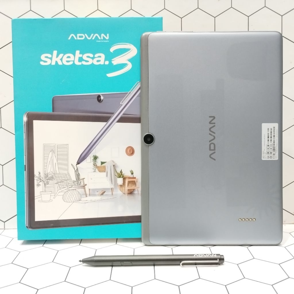 TAB ADVAN SKETSA 3 6/128GB SECOND FULLSET